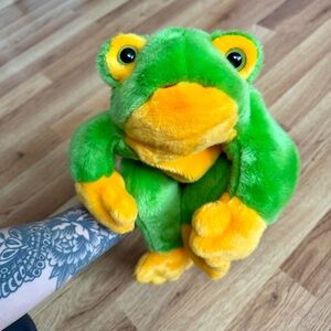 TY jumbo Beanie Babies Smoochy the Frog 1997 Vintage Plush